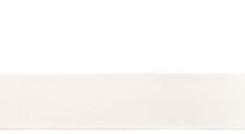 Elastische flache Gummibänder-40mm-Uni-100 cm-Meterware-Nähen, Patchwork, Befestigung & Bastelarbeiten (Off Weiß)