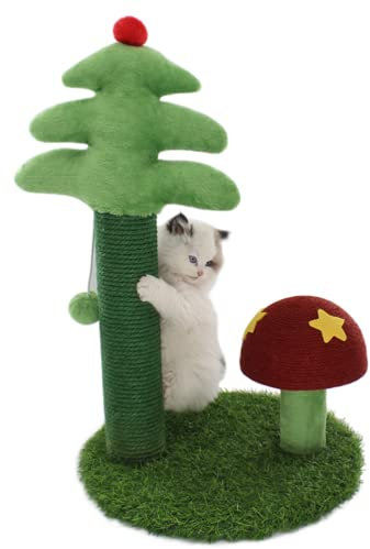 Habiba Cat Tree Creativity Cat Tree, Unique Christmas Tree Cat Climbing Frame, Tall Cat Tower with Scratching Posts for Adult Cat Indoor