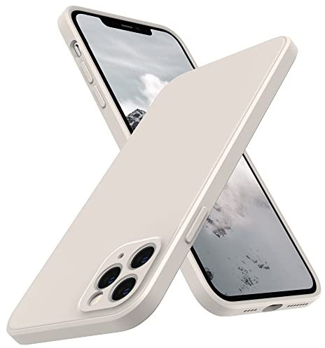 SURPHY Square Silicone Case Compatible with iPhone 11 Pro Max Case, Liquid Silicone Slim Fit Case (Individual Protection for Each Len) for iPhone 11 Pro Max 6.5 (Stone Grey)
