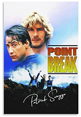JEYUAN Kunstdruck Poster 50 * 70cm Senza Cornice Patrick Swayze Tela decorativa Wall Art Soggiorno Poster Camera da letto