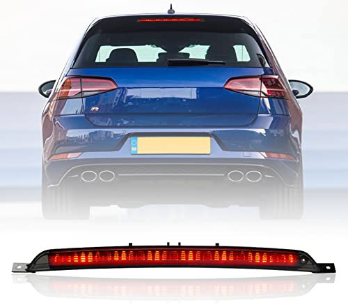 LED drittes Bremslicht zentrale hoch montierte Bremsleuchte für 2014-2019 VW Golf VII GTE GTD GTI, 2014-2020 VW e-Golf, 2017-2023 VW T Roc T/Ouareg