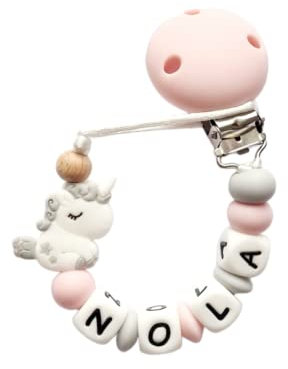 Twinkle Star Baby Custom Unicorn Girls Dummy Clip