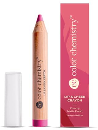 COLOR CHEMISTRY Acai LC11 Lip & Cheek Crayon | Vegan, Ultra-Matte, Non-Drying, Highly Pigmented & Long-Lasting | Versatile Beauty Essential, 0.088 oz