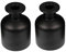 Warmhm 2 Stück Glasdiffusorflaschen-Set Zylindrische Fragrance Diffuser 150ml Duftdiffusor Kleine Glasvase Vasen Für Schwarze Vasen Leere Diffusorgläser Glasflasche Parfümflaschen Leere Flasche