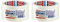 Tesa Pack Solid & Strong Ruban Adhésif pour Emballage de Cartons – Silencieux, Support en Polypropylène Robuste – Résistant aux UV et au Cisaillement – Transparent – 66 m x 50 mm (Lot de 2)