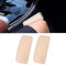 DabbOo 2 Stück Auto Bein Kniekissen Kniepolster Beinpolster Leder Armpolster für Mittelkonsole Bequeme Elastische Polster Universal Car Interior Accessories für Knie Beine und Ellbogen(Beige)