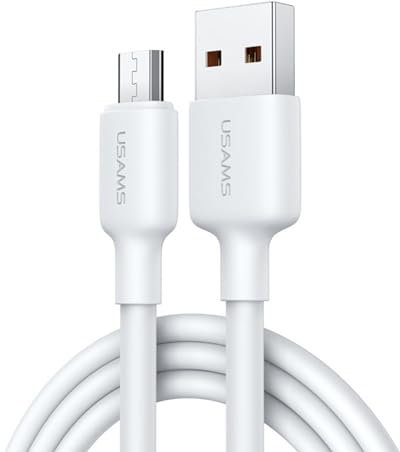 P4Y Micro USB Kabel für schnelles Aufladen und Datenübertragung 2A 480Mbps Materialien: PVC 0.5m weiß US-SJ623 U84