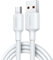 P4Y Câble Micro USB pour recharge rapide et transfert de données 2A 480Mbps Matériaux : PVC 0.5m blanc US-SJ623 U84