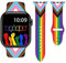 Straight Ally Lgbtq - Correas de reloj compatibles con Apple Watch de 42 mm, 44 mm, 45 mm, 49 mm, para niñas, mujeres y hombres, correa de silicona de repuesto para iWatch Series SE 8, 7, 6, 5, 4, 3,