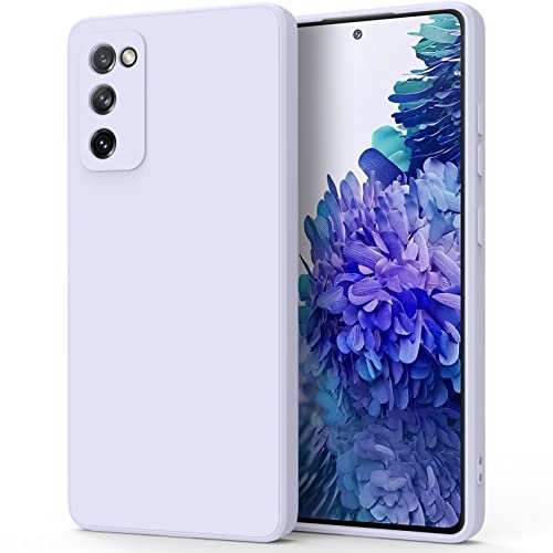 Mugust Handyhülle für Samsung Galaxy S20 FE/ S20 FE 5G Hülle, Ultradünne Weiche Flüssigsilikon Hülle, Vollständige Schutzhülle Handyhülle für Samsung Galaxy S20 FE/ S20 FE 5G (Helles Lila)