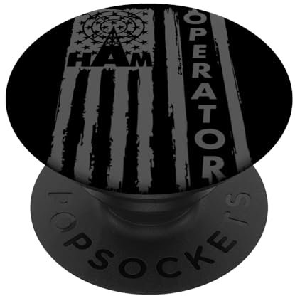 Amateur Radio Operator HAM Radio USA Flagge PopSockets mit austauschbarem PopGrip