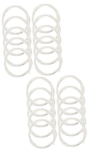 VICASKY 20paquetes Cuerdas De Guitarra De Nylon Para Guitarra Folk De Reemplazo De Cuerdas Acústicas y