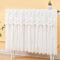 Radiator Cover Extra Large, Breathable Lace Radiator Cover Dust Cover Dustproof Decorative Heating Sheet Covers for Living Room, Hallway(100cm)