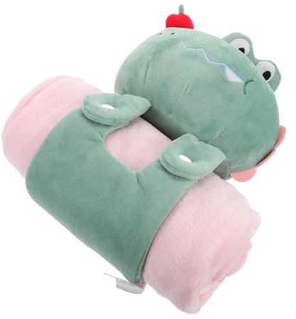 JECOMPRIS Faltbare Decke Mit Doppeltem Verwendungszweck Für Das Auto, Cartoon-kissendecke, Umwandelbare Cartoon-kissendecke, 2-in-1-kissendecke Für Fahrzeuge