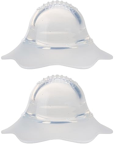 2pcs/Paar Für Silber Silikon Brustwarzenkorrektor Blütenförmiger Extraktor Invagination Flachseckung Devic