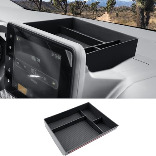 CDEFG Kompatibel mit Dacia Sandero 3/ Stepway 3 / Jogger 2021-2024 2025 Mittelkonsole Organizer Aufbewahrungsbox Aufbewahrung 8 Zoll Auto Center Console Tray Zubehör (Instrumententafel)