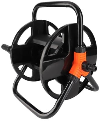 Gartenschlauchtrommel Schlauchaufroller, tragbares Wasserrohr-Aufbewahrungsregal, einarmiger Rohrwickler, Gartenbedarf Garten-Autowaschschlauch-Organizer