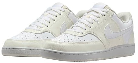 Nike Damen W Court Vision LO NN Sneaker, Soft Pearl/White, 40.5