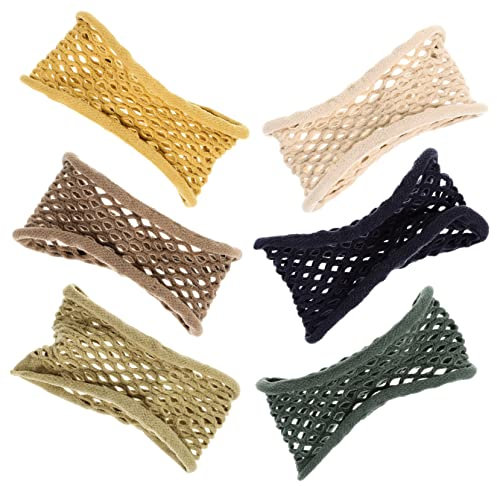 Veemoon Lot de 6 Chouchous Élastiques pour Cheveux Épais Corde à Cheveux sans Couture Élastiques Résistants Accessoires Taille Unique