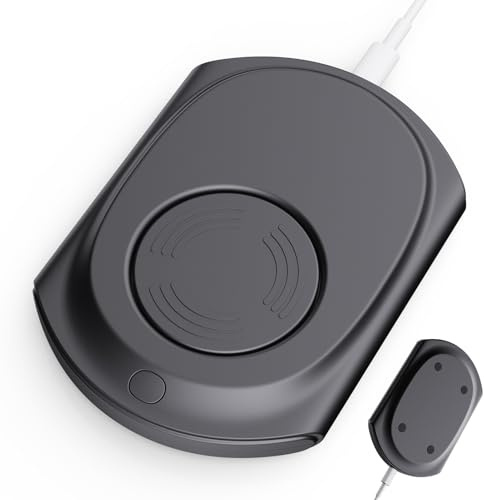 Jiggler – Appareil de déplacement Ultra Fin, Silencieux, Portable | mouvement automatique, mouvement intelligent sans pilote, accessoire silencieux pour ordinateur portable, bureau, travail à d