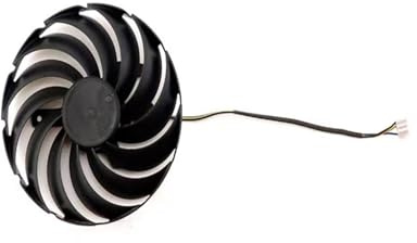 SHUAPOZ FD10015M12D 95MM 4PIN RX6750XT Plus GPU Kühler für Sapphire RX6700 6700XT 6750XT für Platinum Edition Grafikkarte Lüfter(Gold)