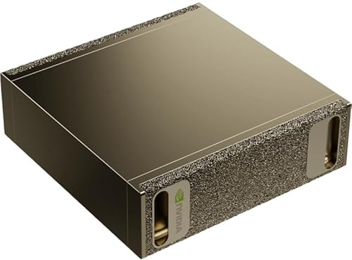 Nvidia DGX Spark Founders Edition Mini AI PC, GB10 Cortex-A725 + Cortex-X925 Processor, 128 GB LPDDR5X RAM, 4TB SSD NVMe, GPU Blackwell Tensor Core, 1Gbe / 10Gbe LAN, Wi-Fi 6 & 7-1000 TFLOPS