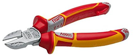 Genuine 1x NWS VDE Side Cutters VDE 160 mm Electricians Wiring Cable Tool Acc...