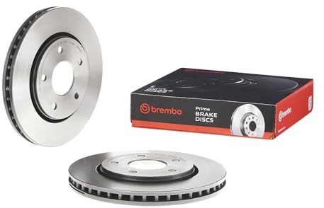 Brembo 09.N124.11 Front UV Coated Brake Disc, Set of 2