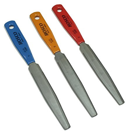 Hosco Double Edge Nut Files Set For Electric Guitar - Luthier