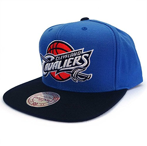 Mitchell & Ness Golden State Warriors und Cleveland Cavaliers Snapback Cap (EU956-CLECAV-BLUE)