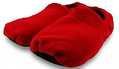 Zapatillas Calentables en el Microondas Rojo