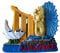 Singapore 3D resin Fridge Magnet,Refrigerator Magnet,Home and Kitchen Decoration,Tourist Souvenirs