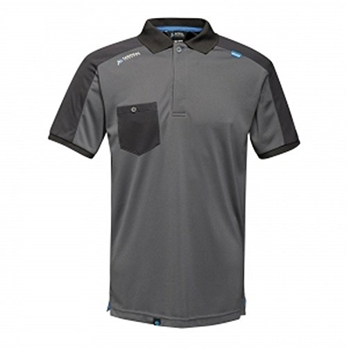 Regatta TRS1673L038 Offensive Wicking Polo, Size 3X-Large, Seal Grey