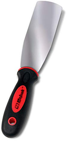 Mojack Rasenmäher-Wartungsschaber aus robustem Edelstahl, gummierter Rutschfester Griff, 26 x 5,1 cm