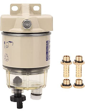 Filtro Carburante R12T Filtro Marino Filtri Carburante per Barche Separatore Acqua Carburante Marine Rotazione del Combustibile Separatore Acqua Filtro Separatore Acqua Carburante perBarca Filtro R12T