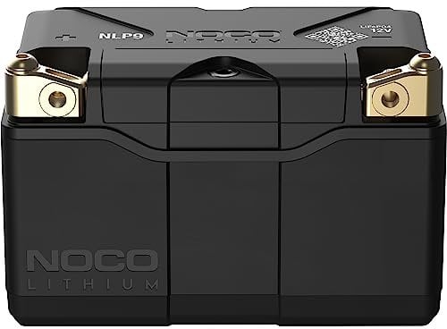 NOCO Lithium NLP9: Gruppo 9, Batteria al Litio per Moto 400A 12V 3Ah con BMS Dinamico