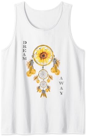 Dreamcatcher Sunflower Traum Weg Sonnenblume Traumfänger Tank Top