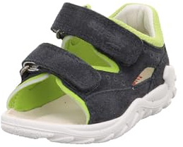 Superfit Jungen Flow Sandalen, Grau Hellgrün 2000, 22 EU