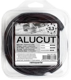 RATIOPARTS Nylonfaden Hybrid Twist Alucut 4-Kant gedreht 3,3 mm 15 m