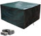 PATIO PLUS Gartenmöbel Abdeckungen, Patio Cube Möbel Set Abdeckung wasserdicht, Patio quadratischen Tisch Abdeckungen, Outdoor Rattan Möbel Abdeckung winddicht, Anti-UV, 125x125x71cm Grün