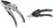 Gardena Ratschenschere SmartCut: Stabile Gartenschere mit Amboss-Schneide & Gartenschere ExpertCut: Präzise Baumschere, Bypass-Schneide