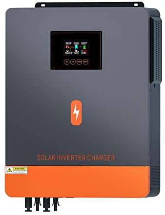 10200W Solar Wechselrichter 48V DC auf 220V/230V AC Reiner Sinus Wechselrichter Eingebauter 180A MPPT Controller 10000W Hybrid Wechselrichter für Home RV Off-Grid System, für 48V Bleisäure und