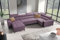 All4All Ecksofa mit Schlaffunktion Gonti IV Mini 337x201 cm - Schlafsofa mit Bettkasten - Sofa in U-Form - Wohnlandschaft XXL Sofa - Eckcouch Groß - Seite Links - Lila - Gewebe - Modern 26