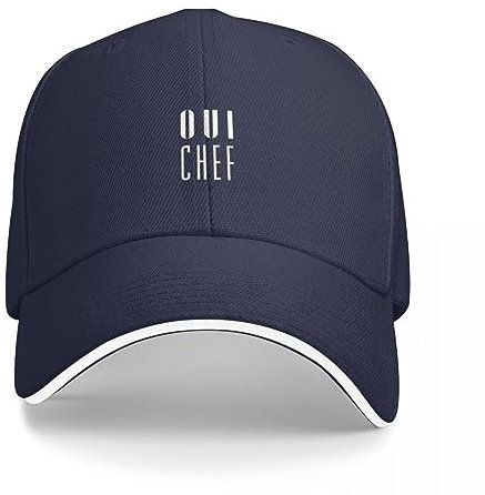 OAKITA Basecap Oui Chef Baseballmütze Hut Mann Für Die Sonne Strandausflug Junge Kinderhut Damen