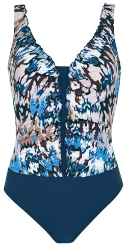 Sunflair Badeanzug mit Softcups und tiefem Rücken blau 46 B