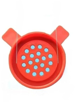 Zubehör for Softeismaschinen, 3 Stück, 39 mm Innendurchmesser, Nudelform, Formdeckel, Ersatzteil, Ersatz, kompatibel mit BQL