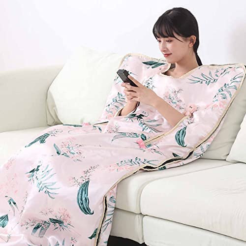 NVYAZJ Sauna Blanket, Digital Heat Sweating Equipment with Red Light Magnetic Therapy, Waterproof Five-Stage Temperature Control, Automatic Power-off for Boost Metabolism, Detox, Joint Pain