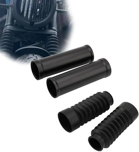 WYOERN Motorcycle Front Fork Boot Slider Shock Absorber Cover Gaiters Accessories For H&onda Rebel 500 300 CMX500 CMX300 2017 2018 2019 2020 2021 2022 (Color : 1 Set)