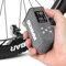 Mini Fahrradpumpe, Elektrische Fahrradluftpumpe, Fahrrad Pumpe für Presta und Schrader, Akku Fahrrad Luftpumpe mit Speicherfunktion, 100PSI/6.8Bar, Automatische Abschaltung Mini Bike Pump