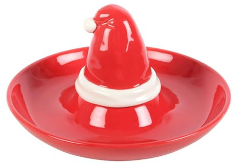 Vassoio da portata a forma di Babbo Natale: eleva la tua festa di Natale con allegria festiva, qualità premium, versatile e regalo gioioso